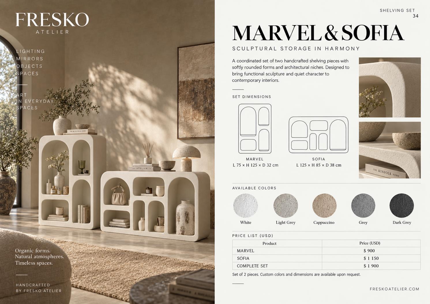 MARVEL & SOFIA — Shelving & bookcases