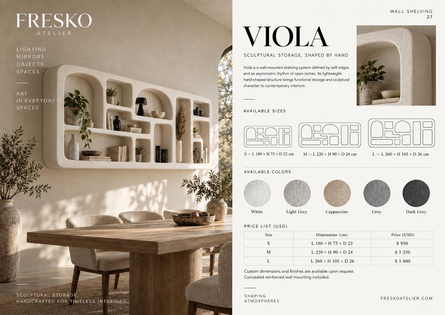VIOLA — Wall shelving