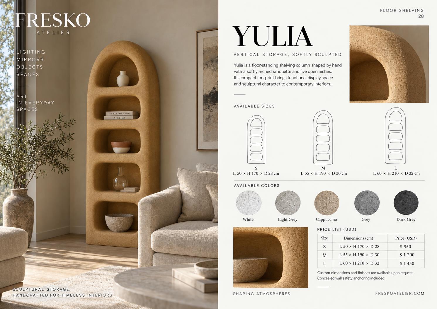 YULIA — Shelving & bookcases