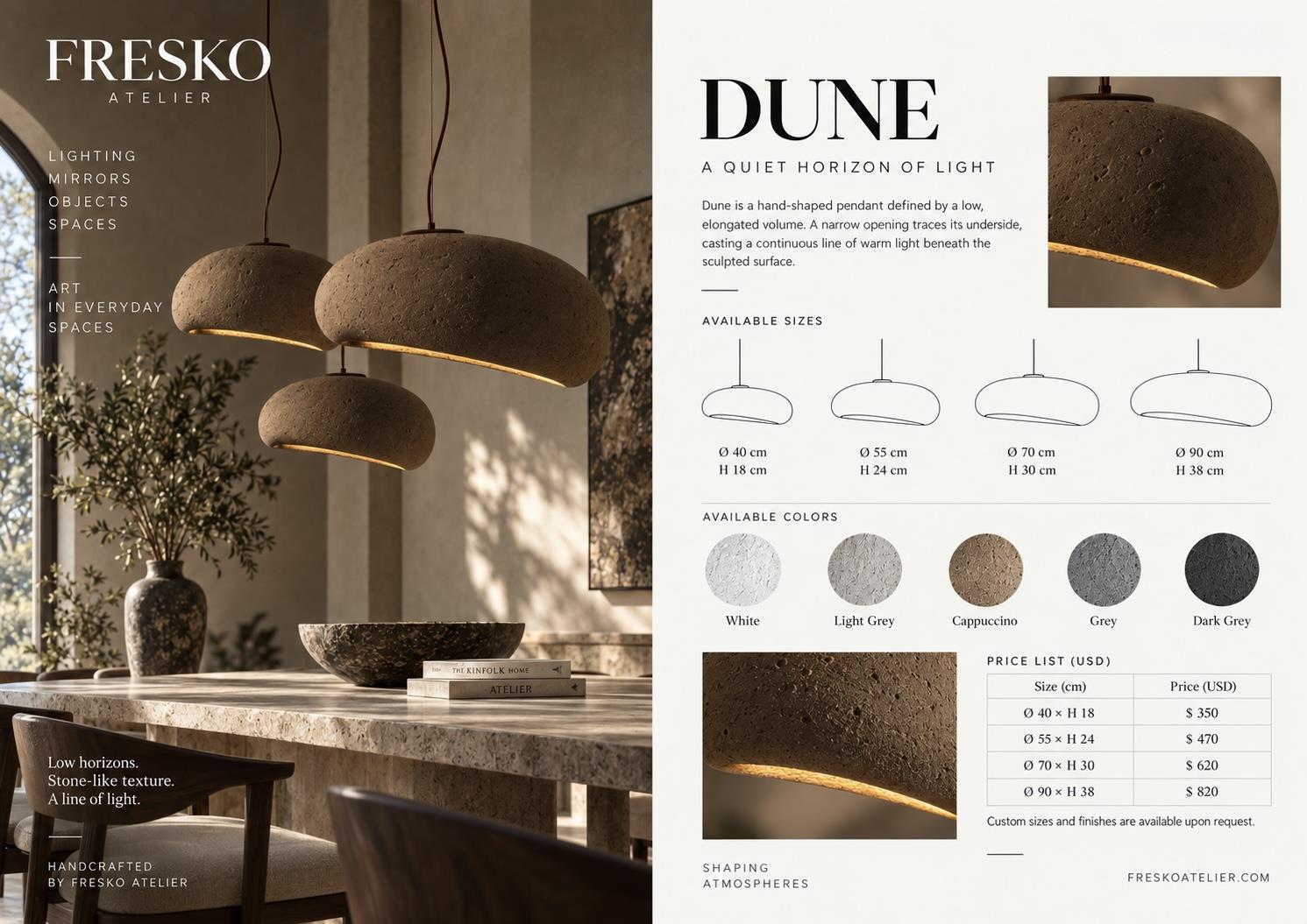 DUNE — Pendant lights
