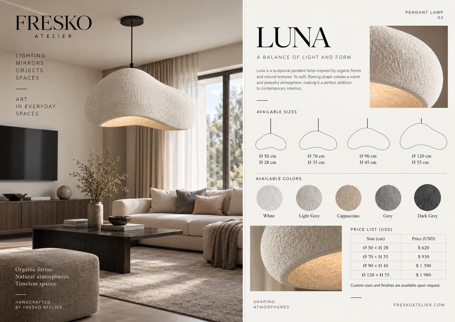 LUNA — Pendant lights