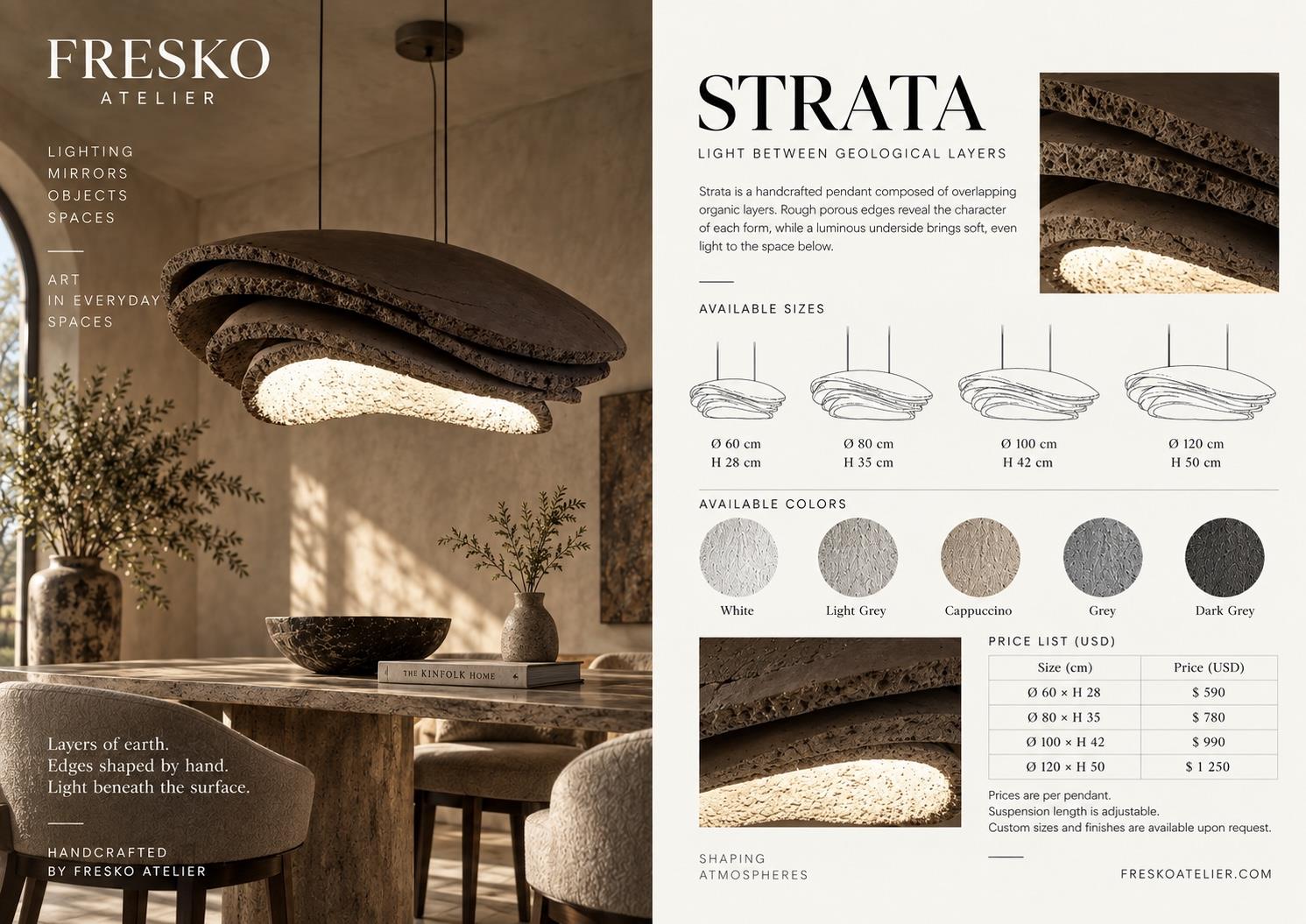STRATA — Pendant lights