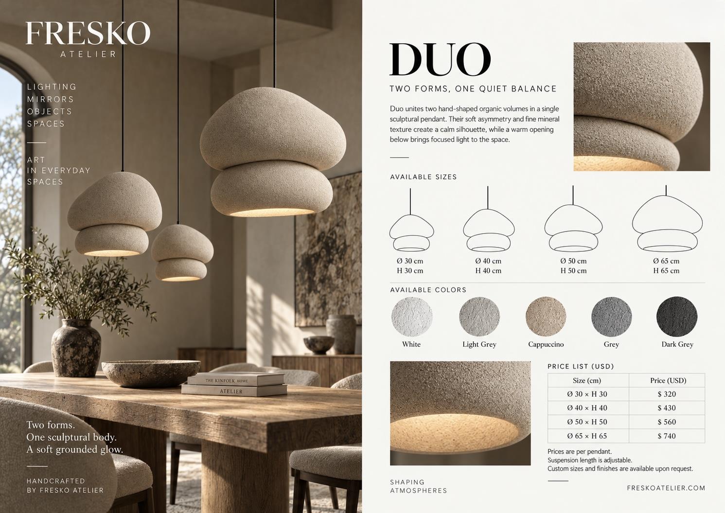 DUO — Pendant lights