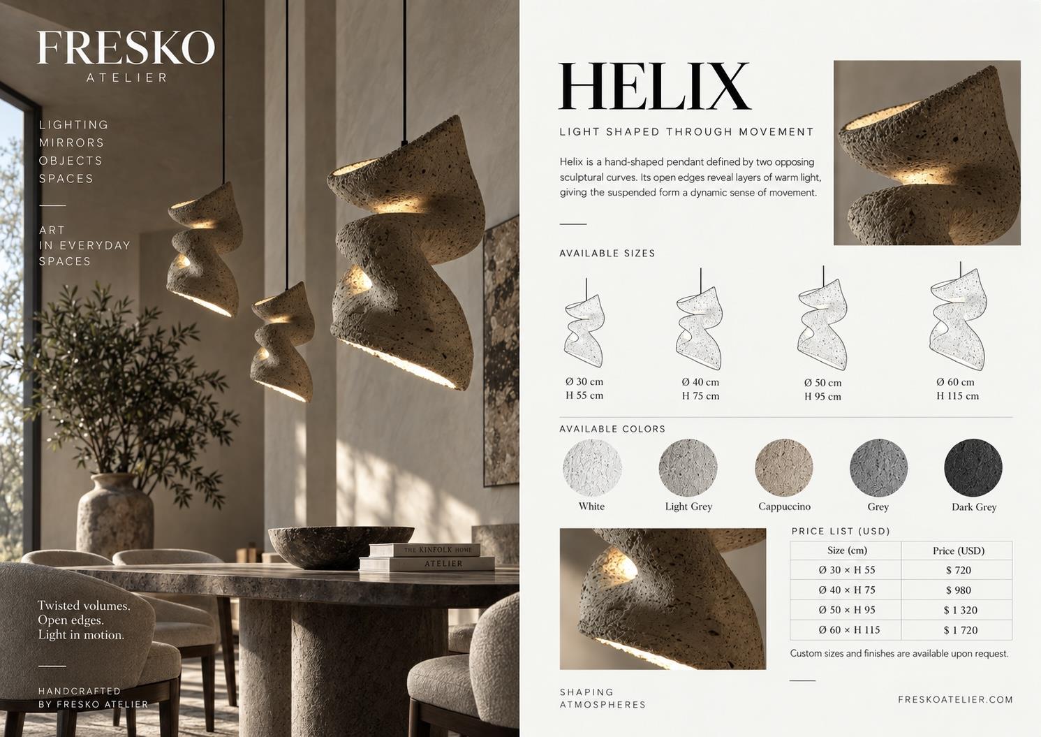 HELIX — Pendant lights
