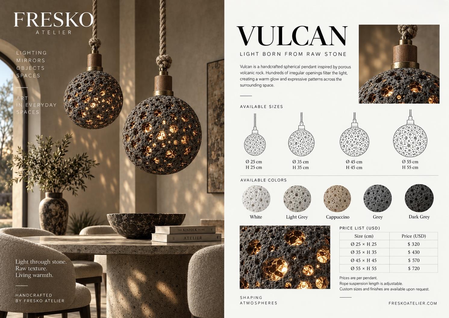 VULCAN — Pendant lights