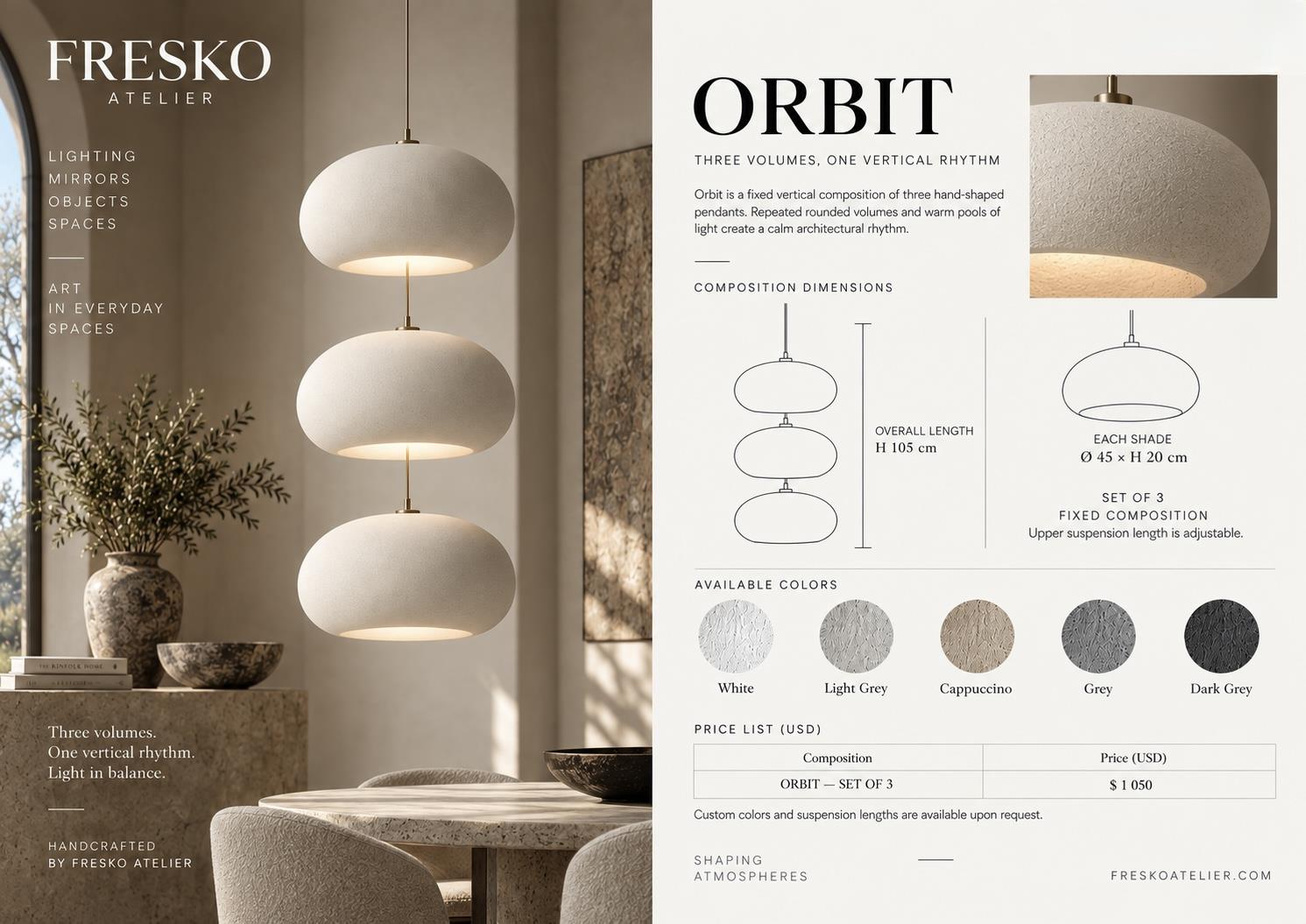 ORBIT — Lighting compositions
