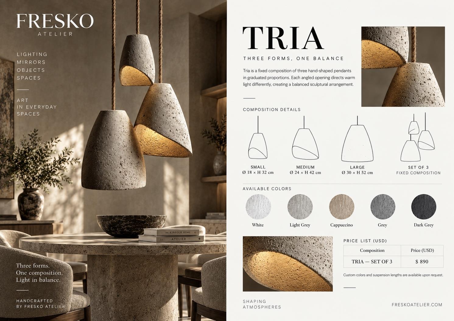TRIA — Lighting compositions