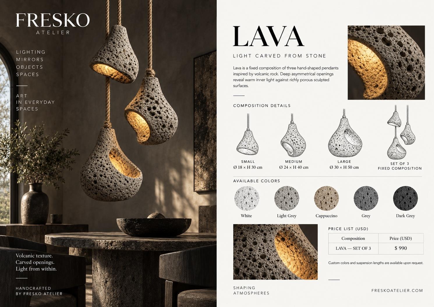 LAVA — Lighting compositions