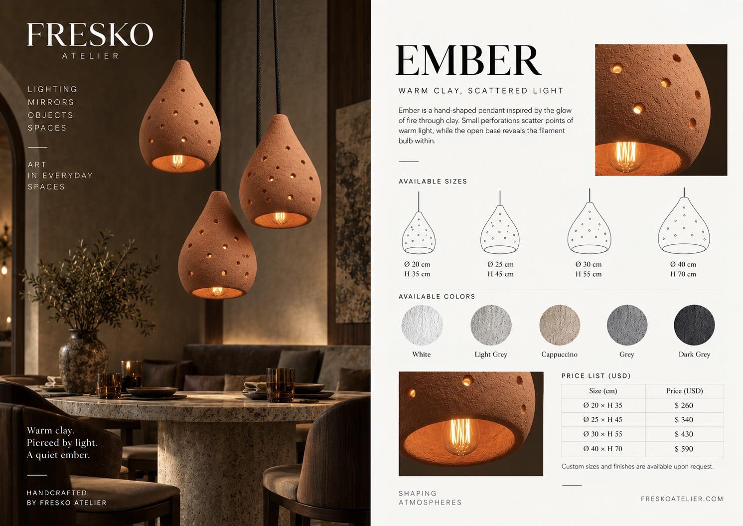 EMBER — Pendant lights