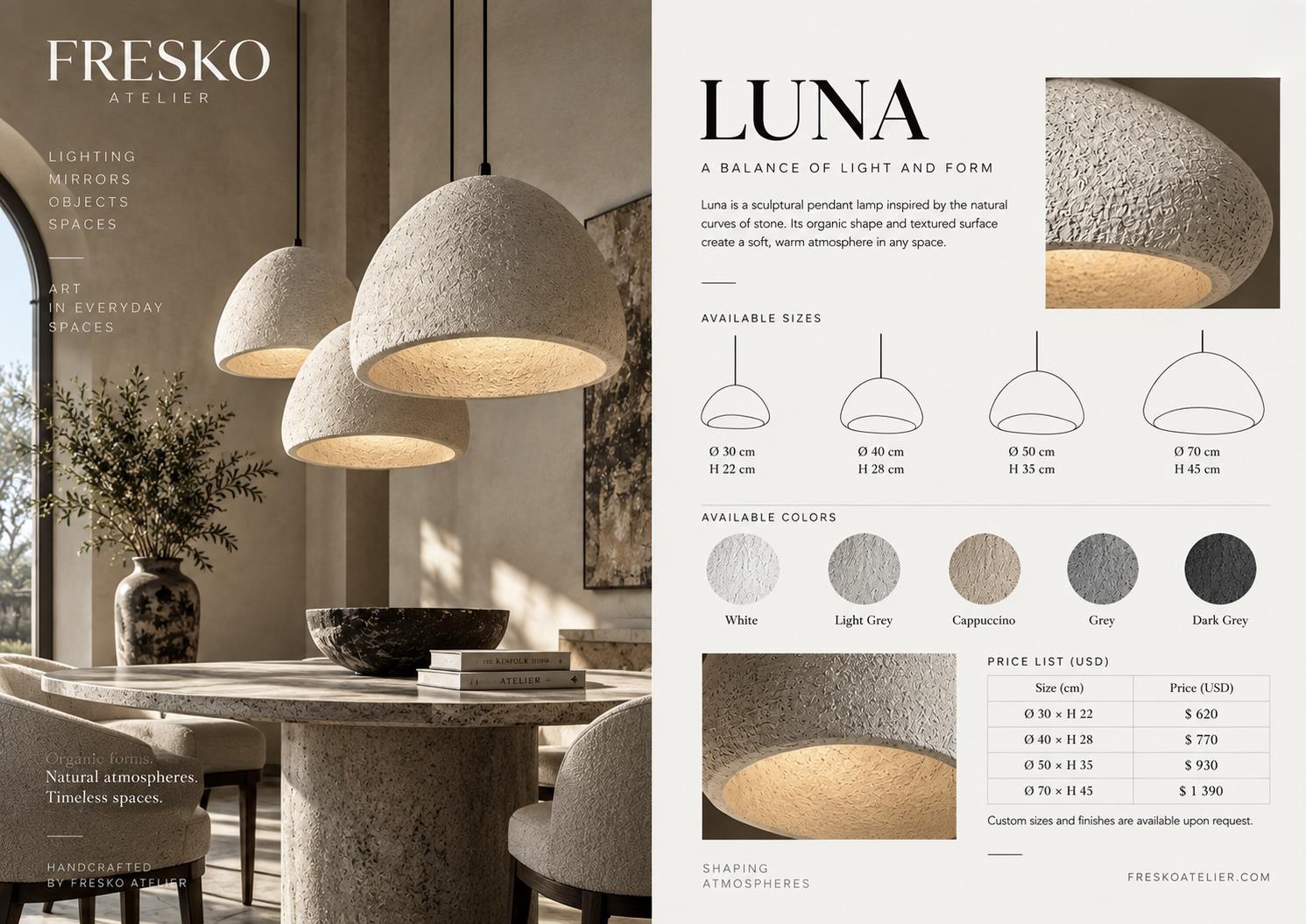 LUNA — Pendant lights