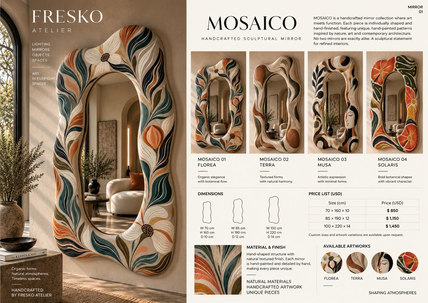 MOSAICO — FLOREA — Mirrors